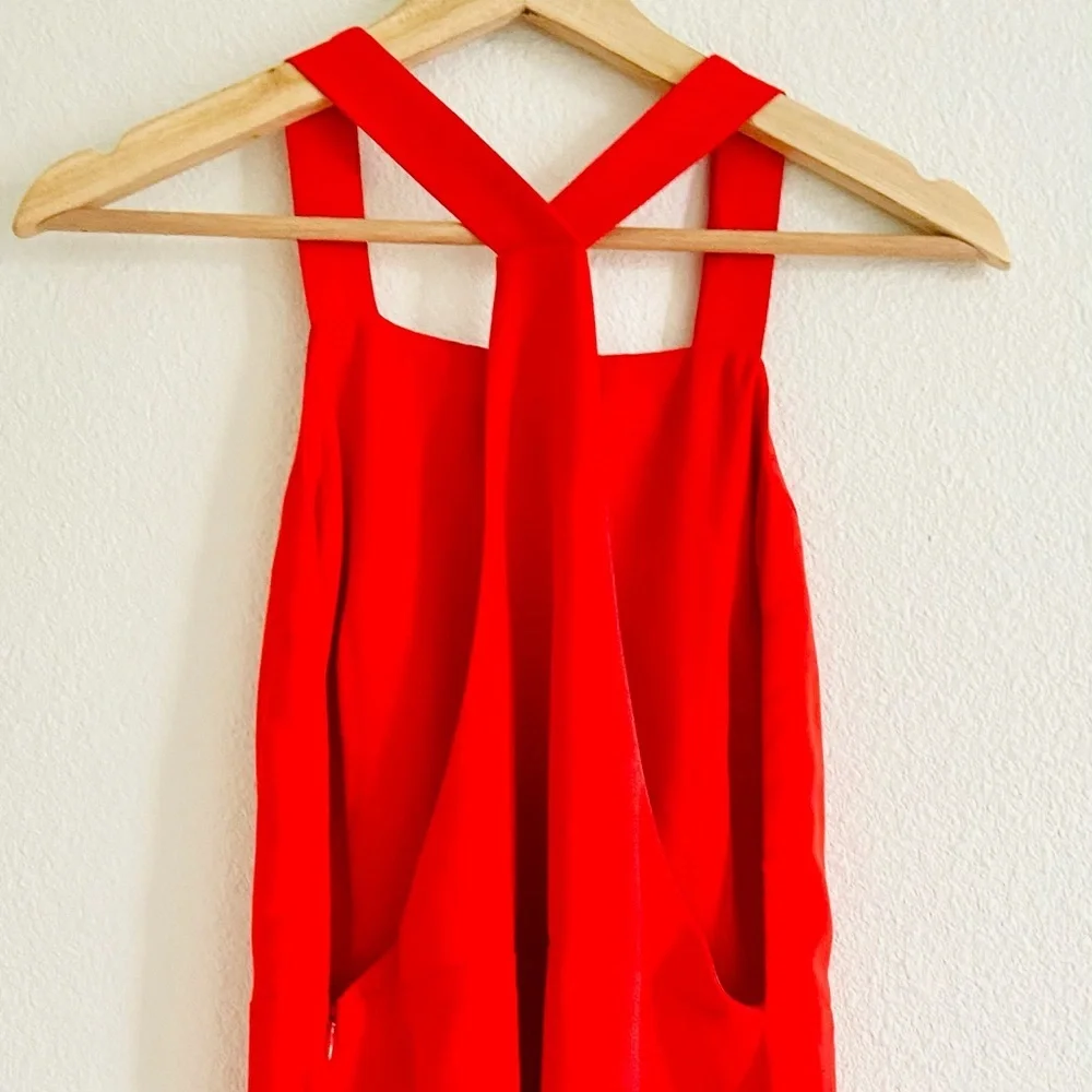 Jill Stuart Vibrant Orange Maxi Dress